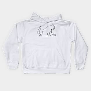 Business Cat - At Lunch Kids Hoodie